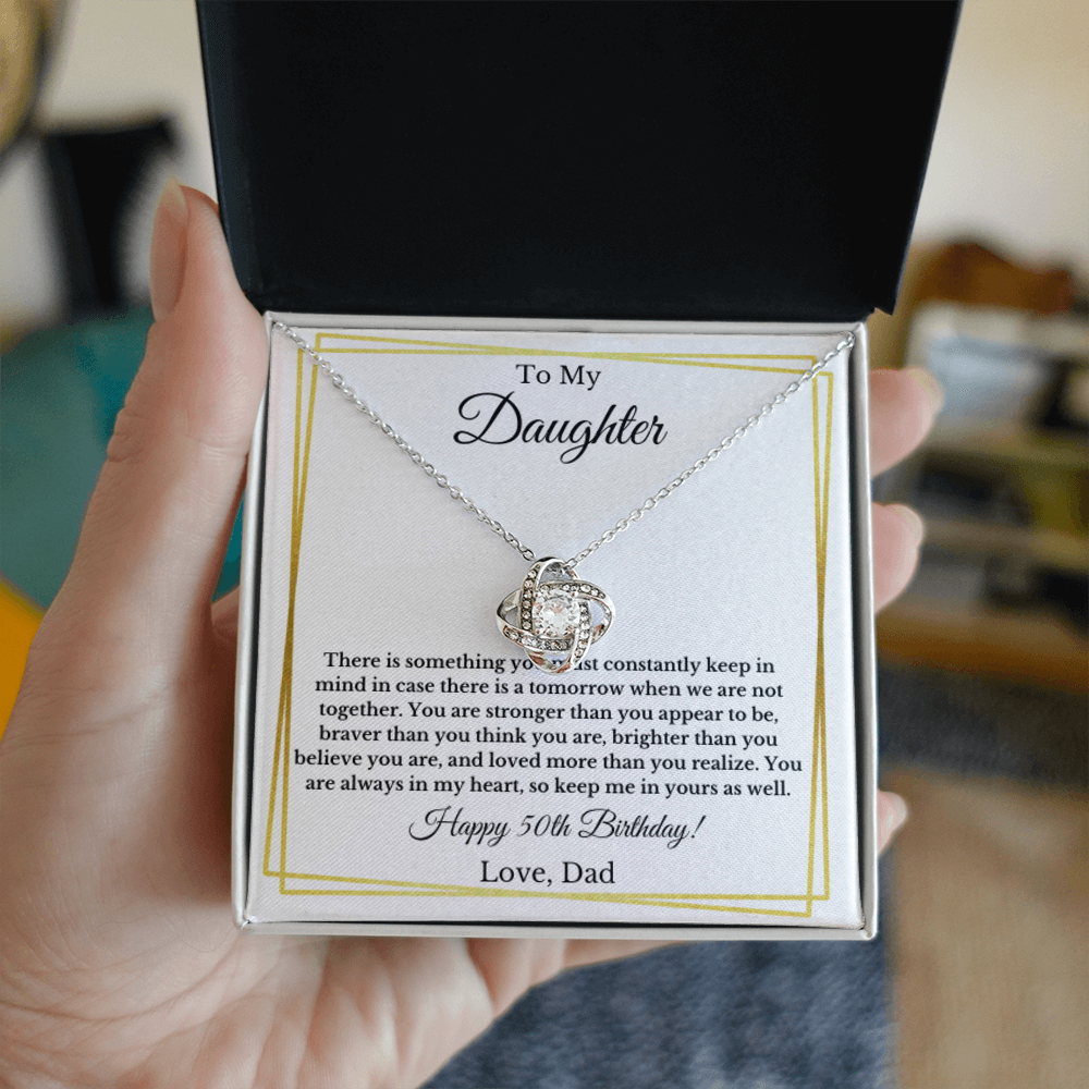 To My Daughter Happy 50th Birthday From Dad