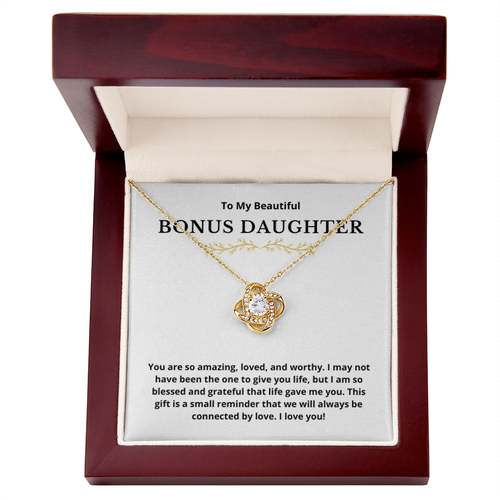 Bonus Daughter Love Knot Necklace
