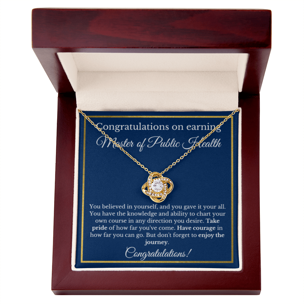 Masters of Science in Public Health Degree Graduation Gifts, Love Knot