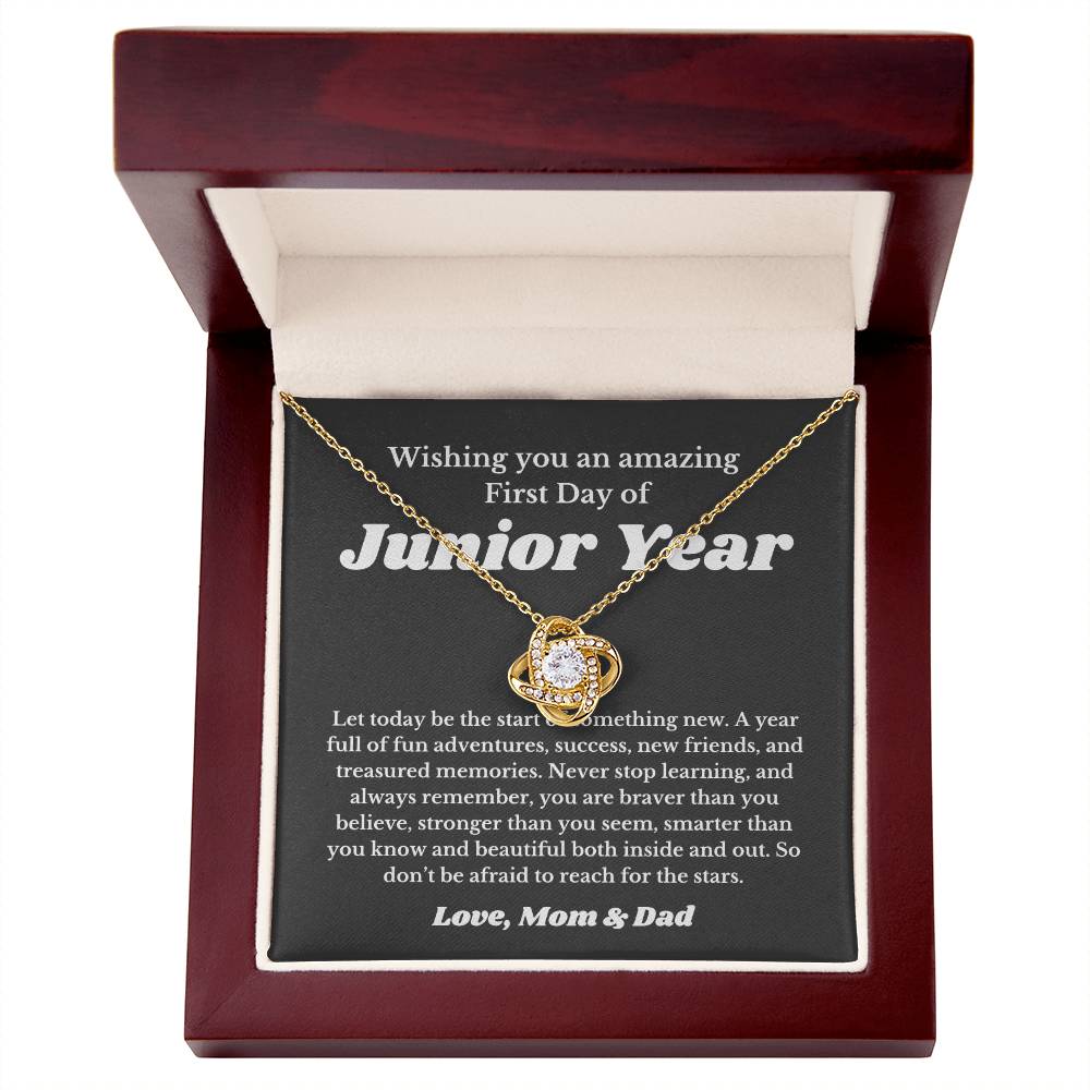 First Day Of Junior Year, For Daughter, Son, Back To School Gift Necklace Jewelry High School