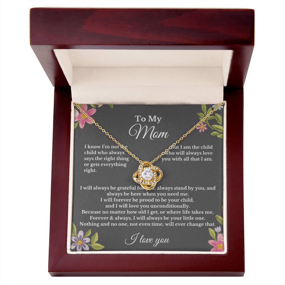 To My Mom Love Necklace Gift For Mothers Day, Valentines, Christmas, Her Birthday