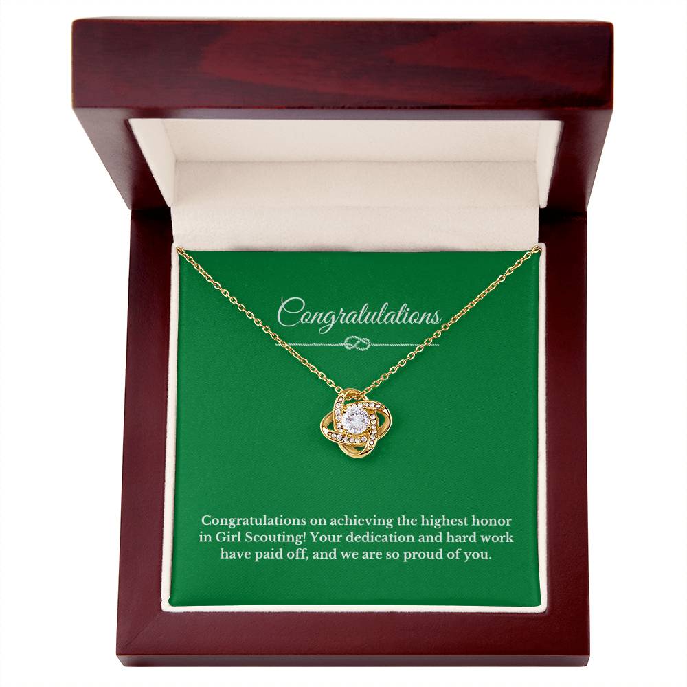 Congratulations Girl Scout Jewelry