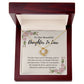 To Our Daughter-In-Law Gift On Wedding Day, Future Daughter In Law Rehearsal Dinner Gift For Bride From Mother & Father In Law