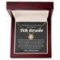 First Day Of 7th Grade , For Daughter, Son, Back To School Gift Necklace Jewelry, Middle School