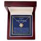 80th Birthday Necklace Love Knot
