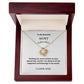 Love Knot To My Aunt Jewelry, Aunt Necklace Gift, Cousin Gift, Family Jewelry, Message Card Gift, For Aunt, Aunt Birthday