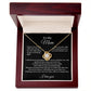 To My Mom Love Necklace Gift For Mothers Day, Valentines, Christmas, Her Birthday