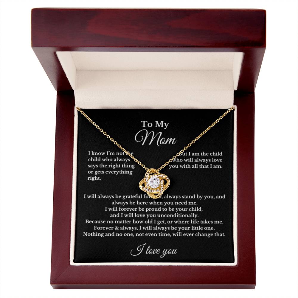 To My Mom Love Necklace Gift For Mothers Day, Valentines, Christmas, Her Birthday
