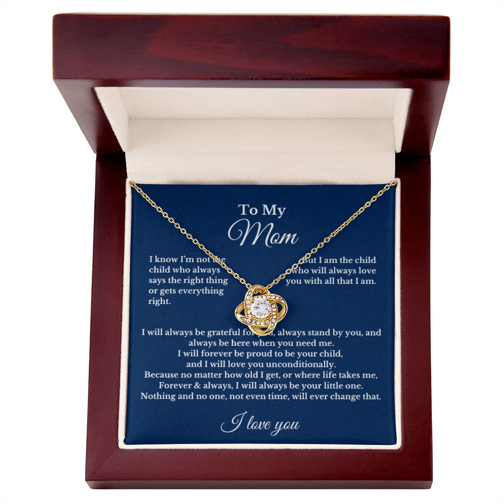 To My Mom Love Necklace Gift For Mothers Day, Valentines, Christmas, Her Birthday