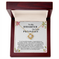 To My Daughter New Mom Pregnancy Necklace Gift