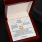 To My Mom Love Necklace Gift For Mothers Day, Valentines, Christmas, Her Birthday