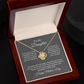 To Boyfriend's Mom Gift Forever Grateful Knot Necklace