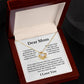 Dear Mom From Son Love Knot Gift Necklace