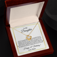 Daughter's 40th Birthday Necklace Gift With Message Card Love Mom