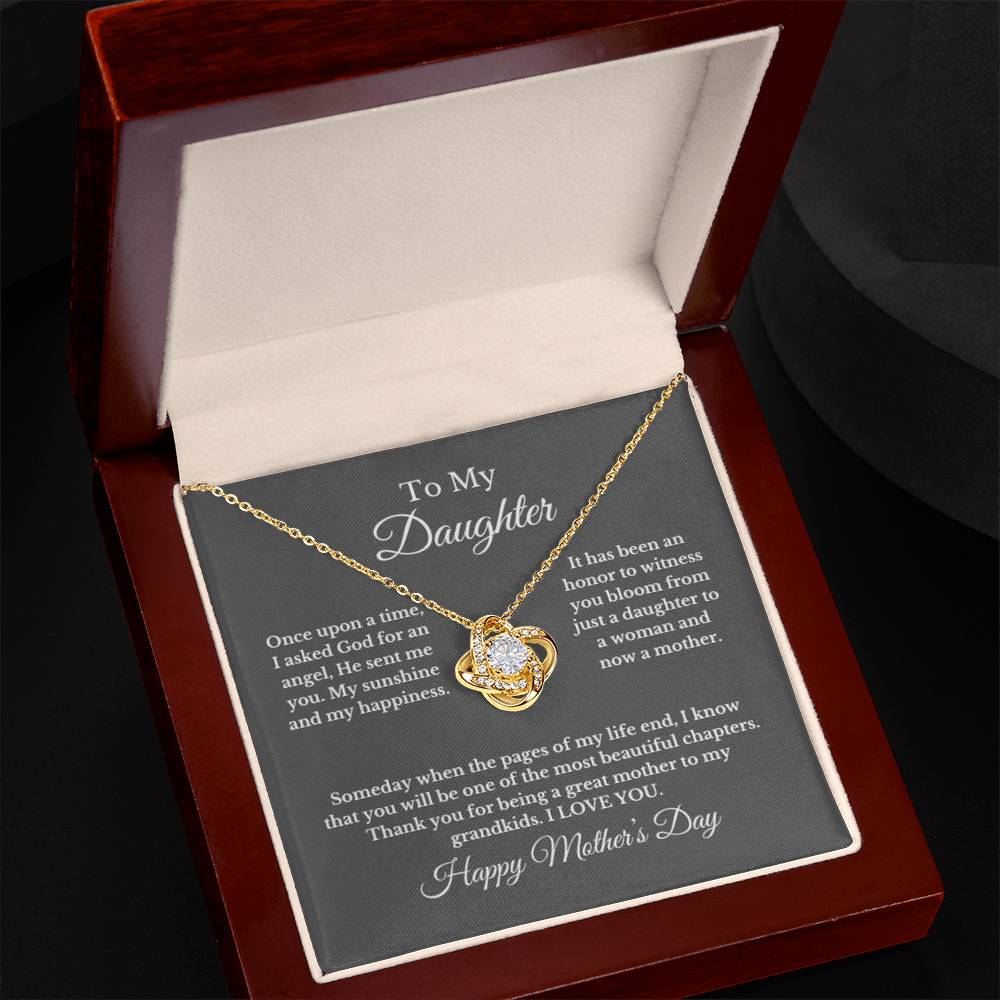 To Daughter From Mom Mother's Day Gift- Great Mother Necklace