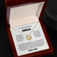 [PERSONALIZE Name] To My Daughter Necklace Gift From Dad, Daughter Gift, Father Daughter Necklace Custom