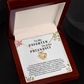 To My Daughter New Mom Pregnancy Necklace Gift