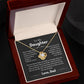 To My Daughter Crown Necklace From Dad