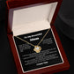 To My Beautiful Mom Love Knot Necklace Gift For Mothers Day, Valentines, Message Card