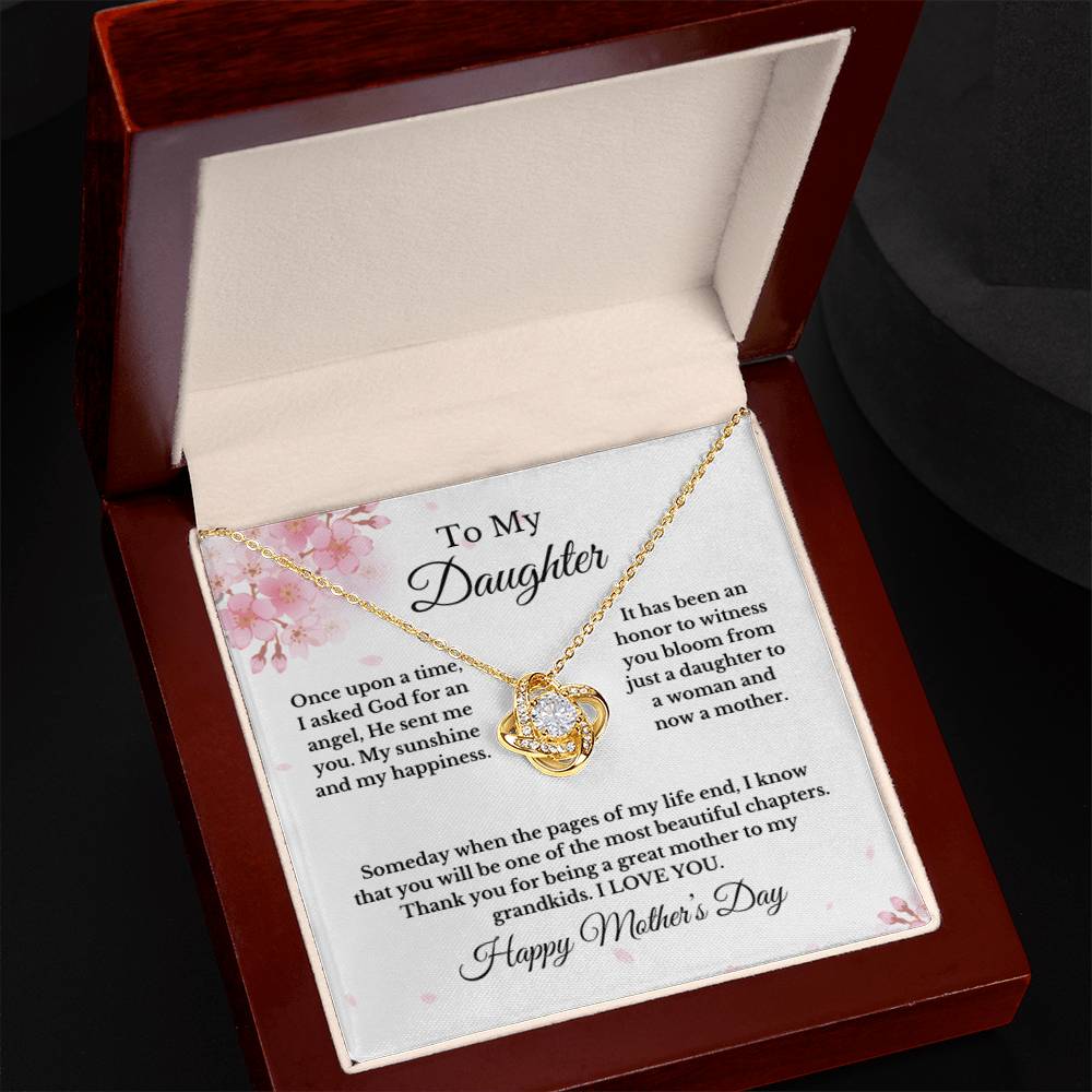 To Daughter From Mom Mother's Day Gift- Great Mother Necklace