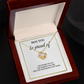 May You Be Proud Necklace, Coworker Birthday Gift, Employee Gifts, Thank You Notebook, Leader Appreciation Jewelry