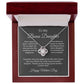 To My Bonus Daughter From Mom, Mother's Day Necklace