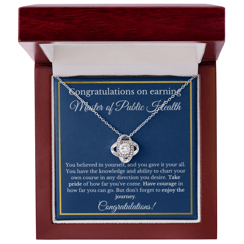Masters of Science in Public Health Degree Graduation Gifts, Love Knot
