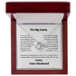 Gifts for Love, Necklace for Wife From Husband, Anniversary Jewelry, Christmas Birthday for Her, To My Soulmate Gift, Wifey