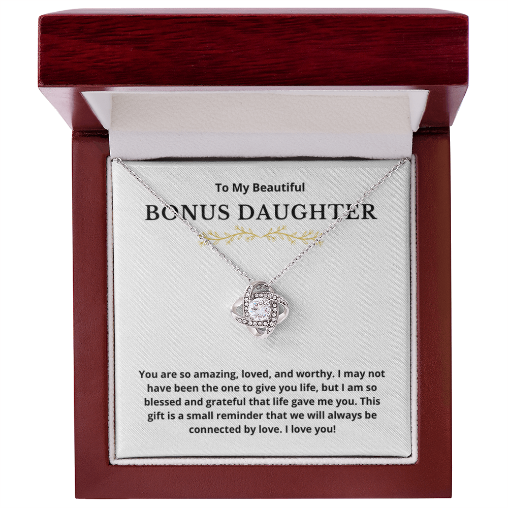 Bonus Daughter Love Knot Necklace