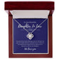 To Our Daughter-In-Law Gift On Wedding Day, Future Daughter In Law Rehearsal Dinner Gift For Bride From Mother & Father In Law