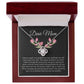 To My Mom Necklace, For Mom From Daughter Son, Mother's Day Gift