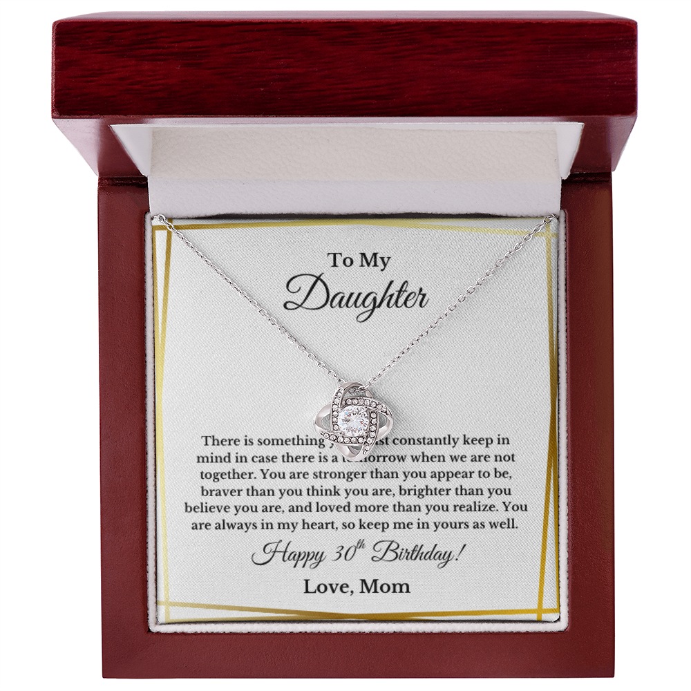 Daughter 30th Birthday Necklace