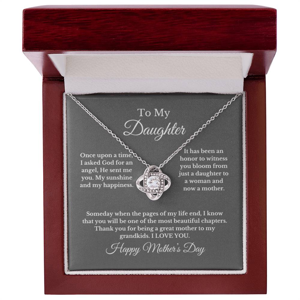 To Daughter From Mom Mother's Day Gift- Great Mother Necklace
