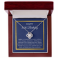 80th Birthday Necklace Love Knot