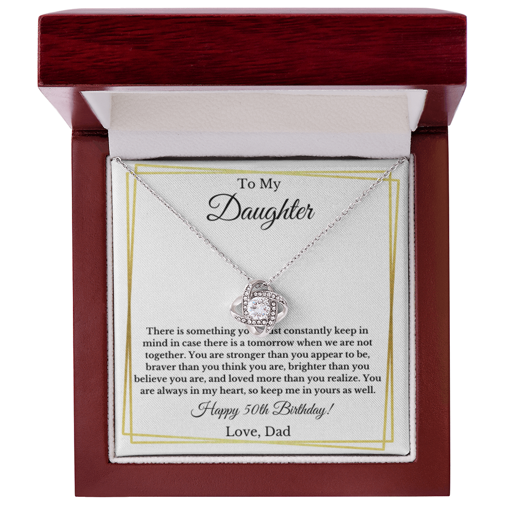 To My Daughter Happy 50th Birthday From Dad