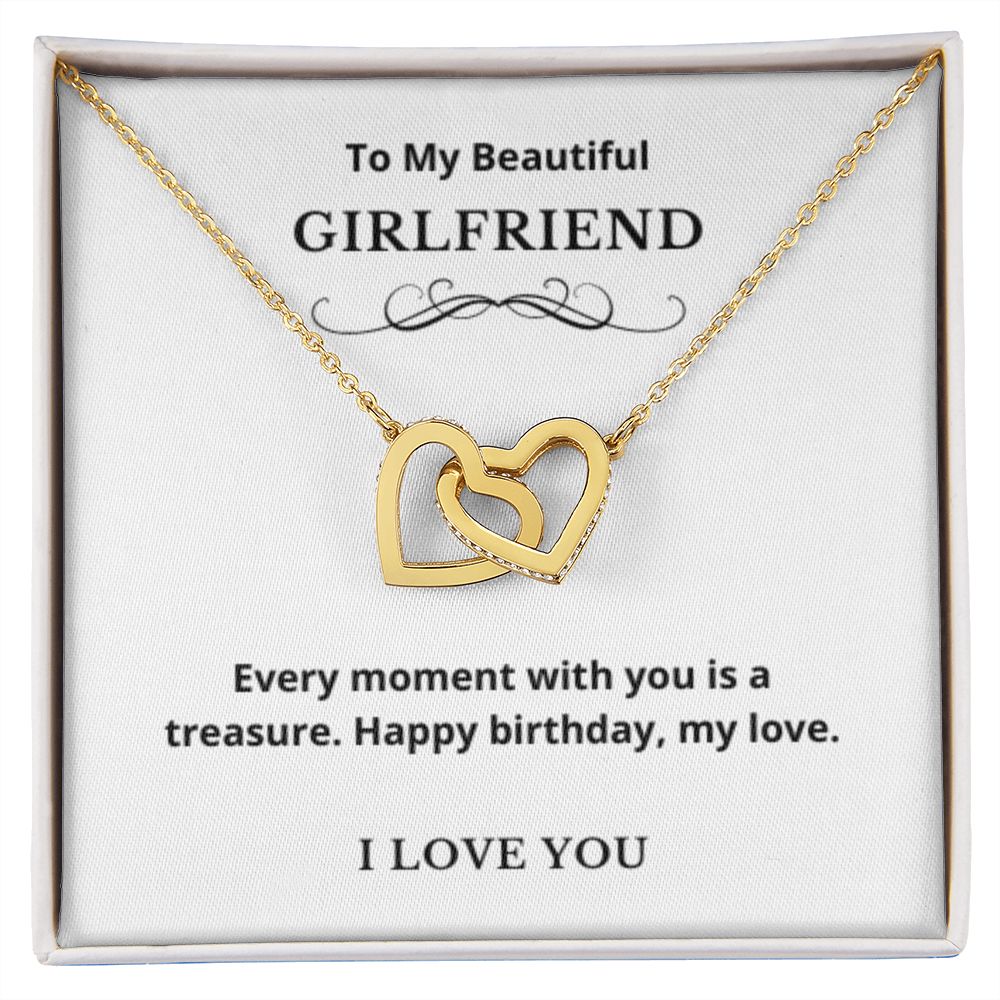 Hearts Jewelry, FG Family Gift, Girlfriend Necklace, Gift from Boyfriend, To My Soulmate Jewelry, GF Birthday Gift