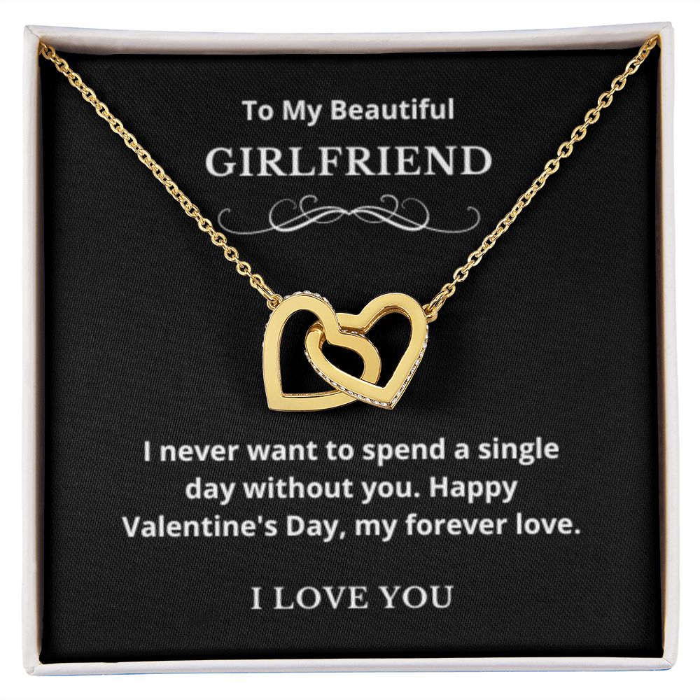 Hearts Jewelry, FG Family Gift, Girlfriend Necklace, Gift from Boyfriend, To My Soulmate Jewelry, GF Birthday Gift