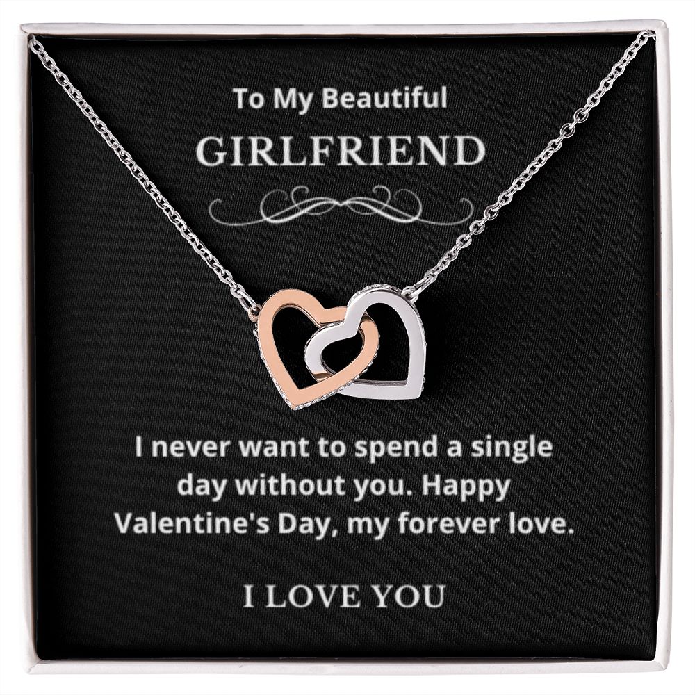 Hearts Jewelry, FG Family Gift, Girlfriend Necklace, Gift from Boyfriend, To My Soulmate Jewelry, GF Birthday Gift