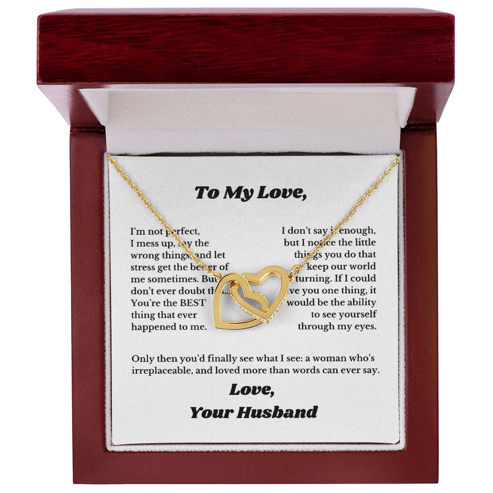 Gifts for Love, Necklace for Wife From Husband, Anniversary Jewelry, Christmas Birthday for Her, To My Soulmate Gift, Wifey