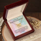 Bonus Daughter Gift for Step Daughter Interlocking Hearts Necklace