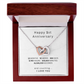 1 year Anniversary Gift for Girlfriend, 1st Anniversary Necklace, First anniversary gift for her, First Wedding