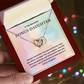 Bonus Daughter Gift for Step Daughter Interlocking Hearts Necklace