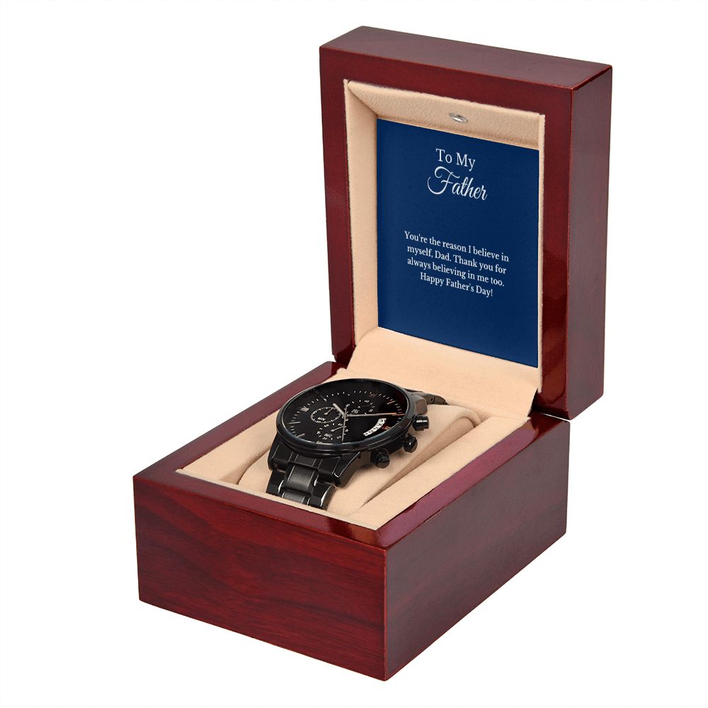 Father's Day Message Card Watch, Fathers Day Gift From Daughter, Dad Gift From Son, Father's Day Gift From Wife, Father’s Day Card