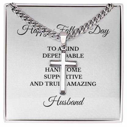 Cross Jewelry For Husband, Father to be, Future Father, Daddy to be from Wife, Father's Day