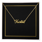 18K Gold/Silver Nameplate Necklace, Custom Name Necklace, Gold Name Necklace, Personalized Necklace,Personalized Jewelry, handwriting necklace