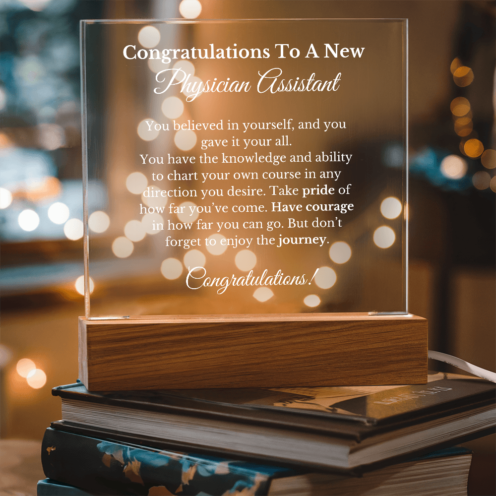 Physician Assistant Gift, Sign, Desk Decor, PA Week, Graduation PA School, Gift for Physician Assistant, PA Grad