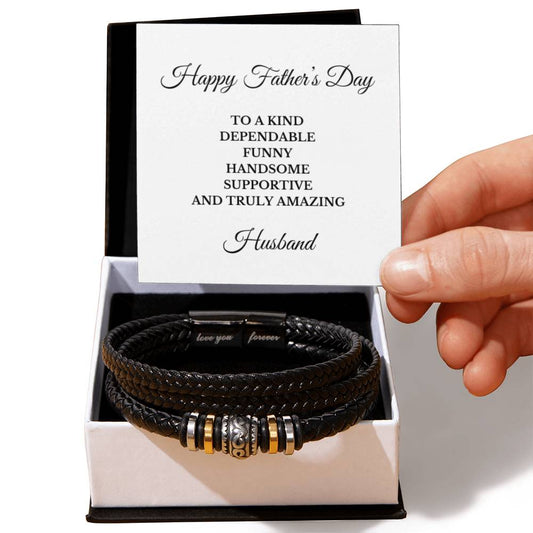 Forever Bracelet For Husband, Father to be, Future Father, Future Dad from Wife Jewelry, Father's Day Gift