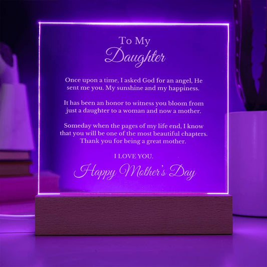 To My Daughter From Mom Dad, Mother's Day Necklace