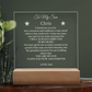 Custom Acrylic Plaque