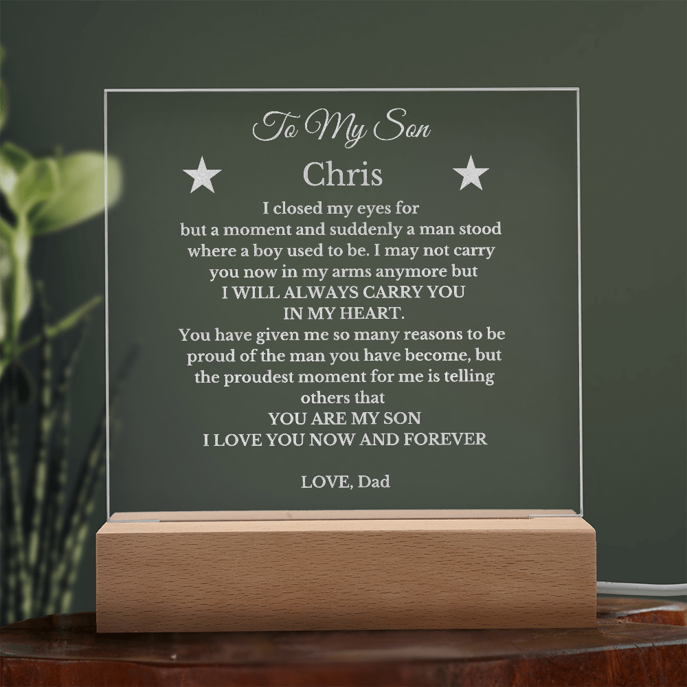 Custom Acrylic Plaque